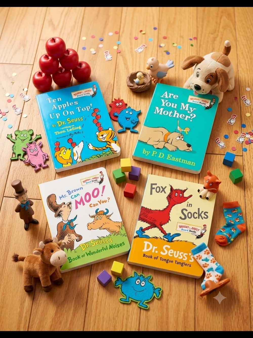 Dr. Seuss Classic Board Book Set Of 4.